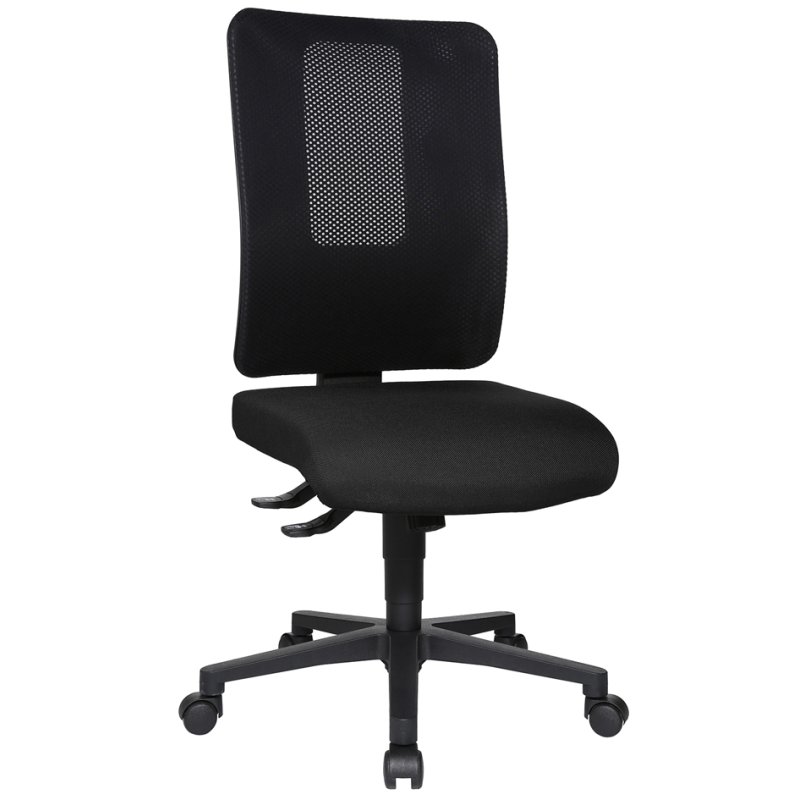 Topstar bureaustoel Open X (N), blauw/zwart, netrugleuning, 110 kg